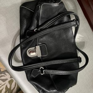 Like New PRADA Vitello Daino Black Leather Bag - BR2375